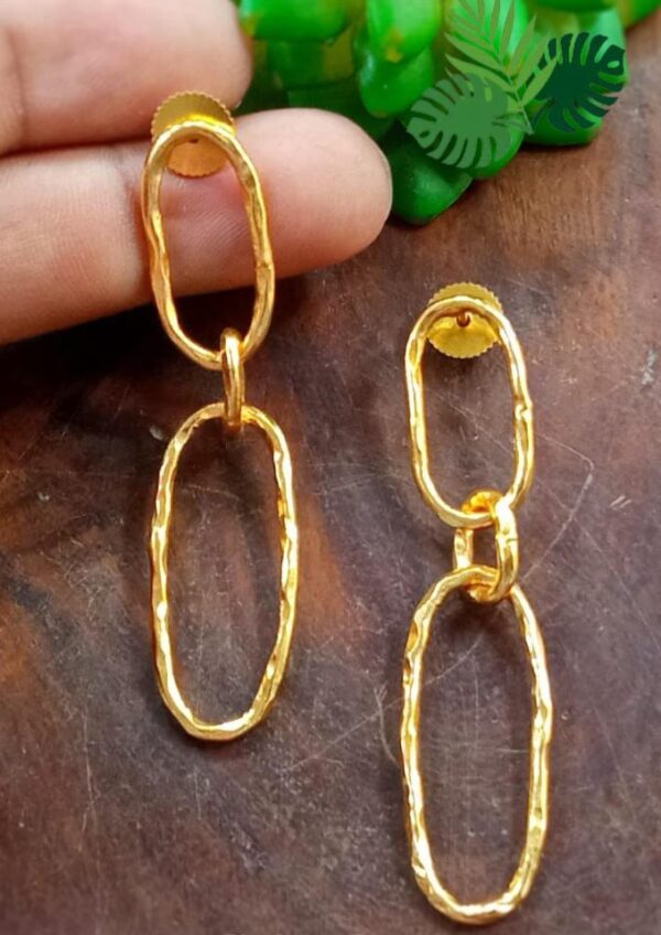 Geometric Diamond Earrings