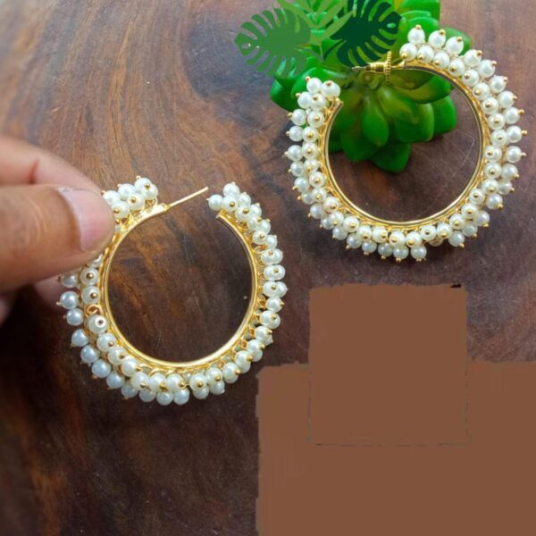 Double Pearl Earrings
