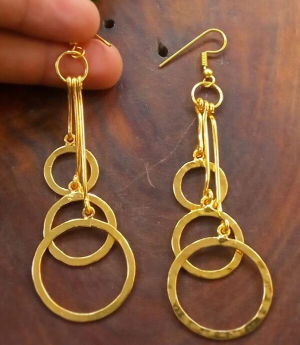 Vintage Floral Drop Earrings