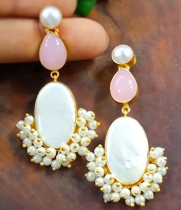 Enamel Flower Earrings
